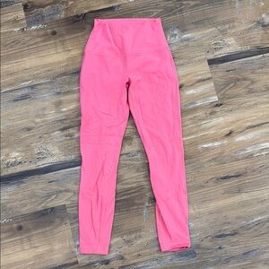 Lululemon size 4 Align hot Pink High-Waisted Leggings. 25” inseam